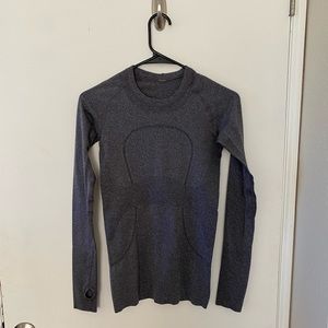 Run swiftly long sleeve, heathered grey